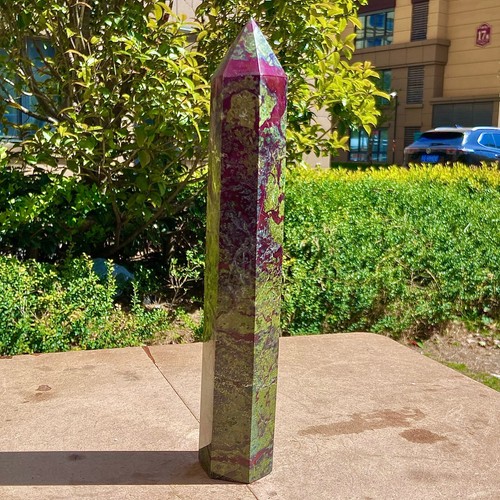 3.13LB Natural dragon blood stone crystal pillar obelisk meditation healing ston - 第 9/13 張圖片