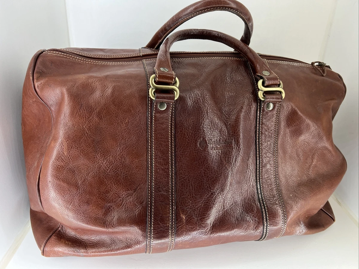 Raffaello Firenze Florence Leather Weekender Bag