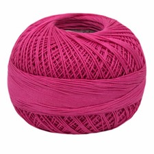 Lizbeth Egyptian Cotton Crochet Thread Size 10 Color 620 Medium Azalea