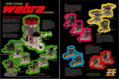 Webra Race .61F RC Engine Speed .70 Print Ad Ephemera Wall Art Decor T4 .6