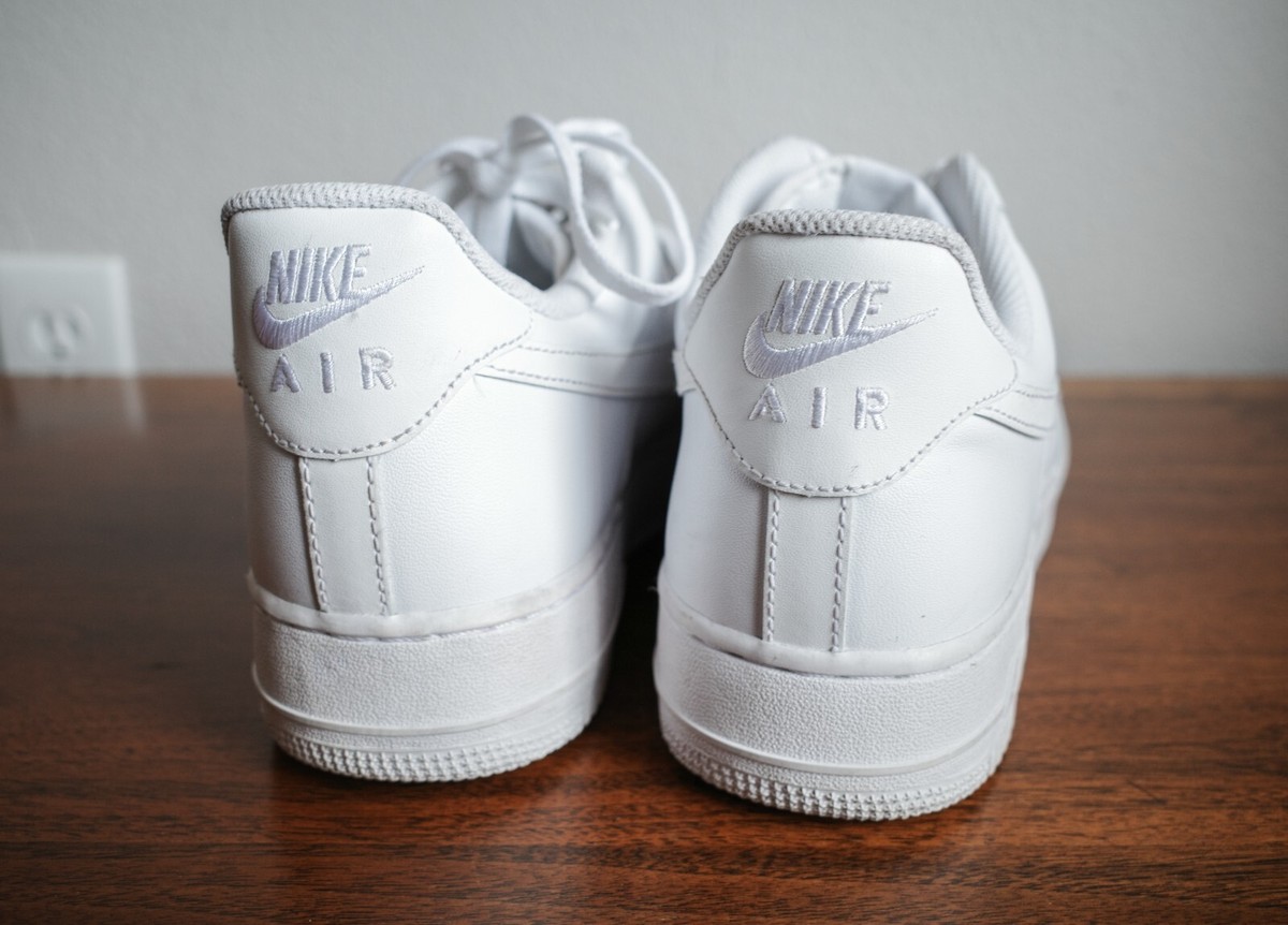 2014 Nike Air Force One 1 AF-1 Low White 315122-111 Men's Size 12