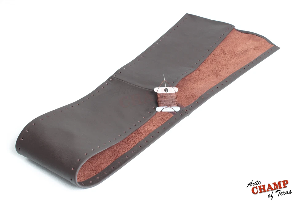 Для 2015 2016 Dodge Ram 1500 2500 Laramie кожаный чехол на руль, Dk коричневый - Изображение 2 из 4