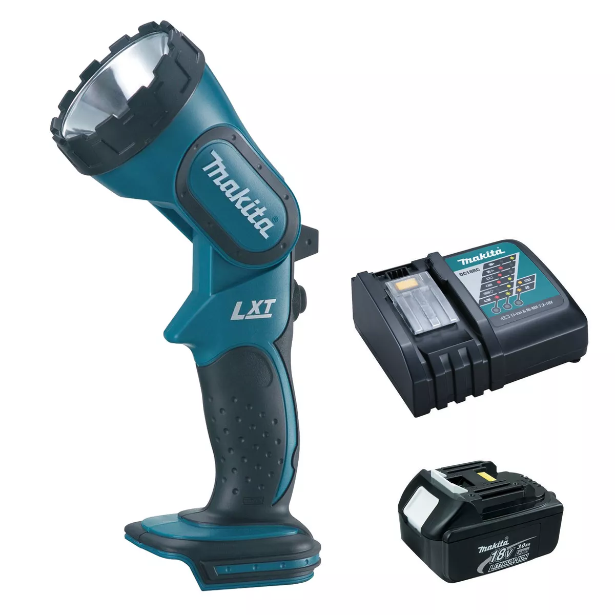 MAKITA 18V LXT BML185 BML185Z TORCH BL1830 BATTERY AND DC18RC