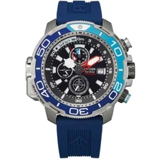 Citizen Blue Mens Chronograph Watch Promaster Marine BJ2169-08E, Extension band