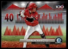 2024 Bowman Top 100 Edwin Arroyo Cincinnati Reds #BTP-40