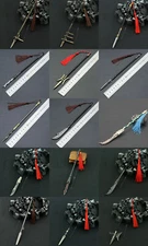 1/12 Metal Chinese Ancient Sword Weapon Knight Soldier F 6'' Action Figure Body