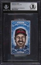 Randy Johnson HOF Original Art Sketch Card Arizona Diamondbacks 1/1 BAS