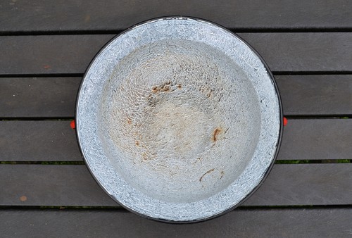 Vintage alte Emaille Topf Pfannenschale - VERSANDKOSTENFREI - Bild 6 von 9