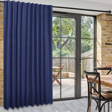 Patio Sliding Door Curtains - Extra Wide Curtains for Glass Door, Privacy Room D