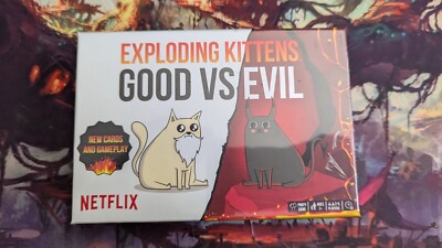 Exploding Kittens: Good vs Evil New Netflix Card Game Sealed