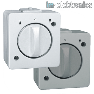 Jalousieschalter Ip44 Aufputz Ap Rolladenschalter Markisenschalter Rolloschalter Ebay