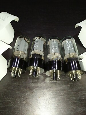 6L6GC 6l6 Origine Sovtek Output Amplifier - Matched Quads NOS Lot 4 Röhren PQ