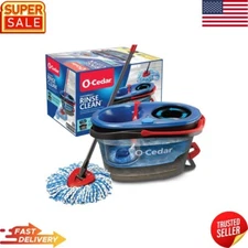 O-Cedar EasyWring™ RinseClean™ Spin Mop & Bucket System, Hands-Free System