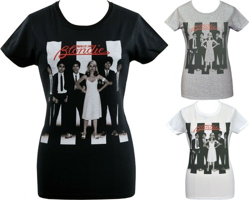 Womens PUNK T-Shirt Blondie Parallel 
