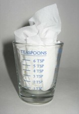 Multi-Purpose Jigger Measuring 1 Ounce Shot Glass Bar Tool Oz Tsp Tbsp Ml