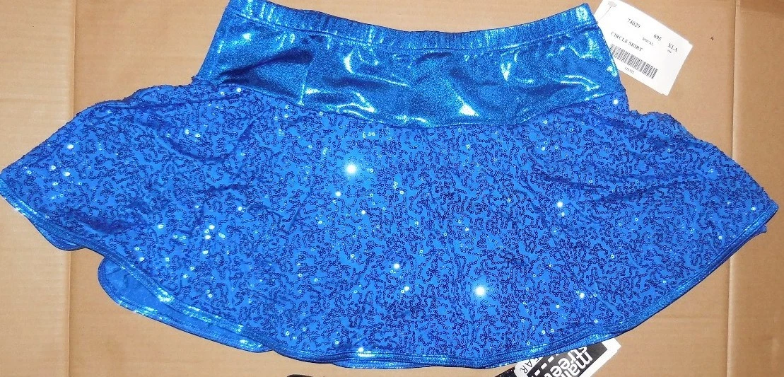 Royal blue circle hot sale skirt