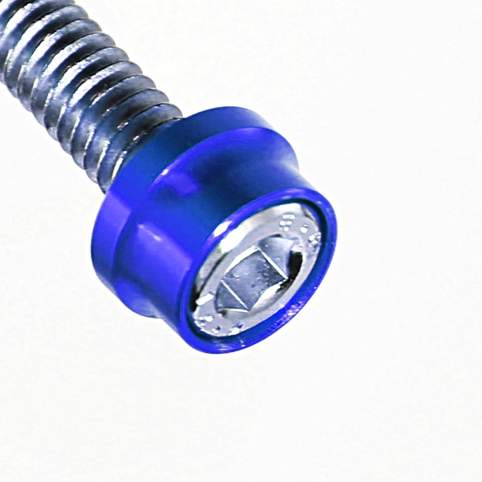 66X Blue Engine Bolt Topper Caps Cover For Harley Street Road Glide Twin Cam1 - Image 4 of 4