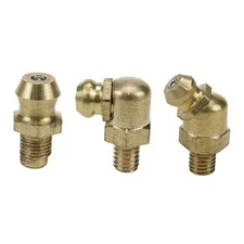 Sydien Grease Fittings 15pcs, Metric Brass Grease Nipple Assortment Kit- M5