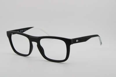 LACOSTE L956S 002 BLACK WHITE EYEGLASSES FRAMES MEN 55-19-145