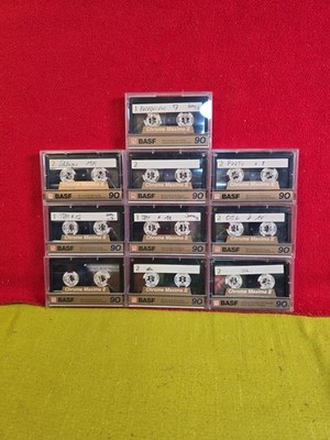 10x BASF Chrome Maxima II 90 | Type 2 | Kassetten Cassettes #S