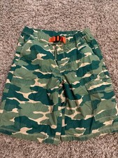 Hanna Andersson Kids Boys Camouflage Cargo Shorts 150/US 12