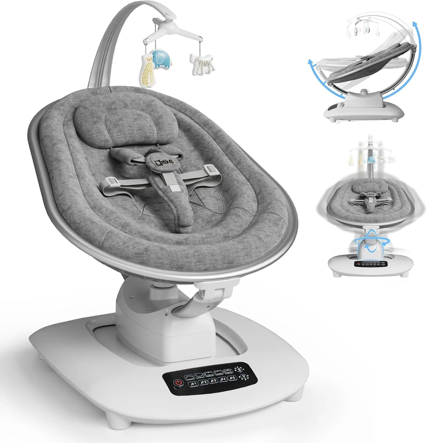 Electric Baby Swing Infant Rocker Remote Control