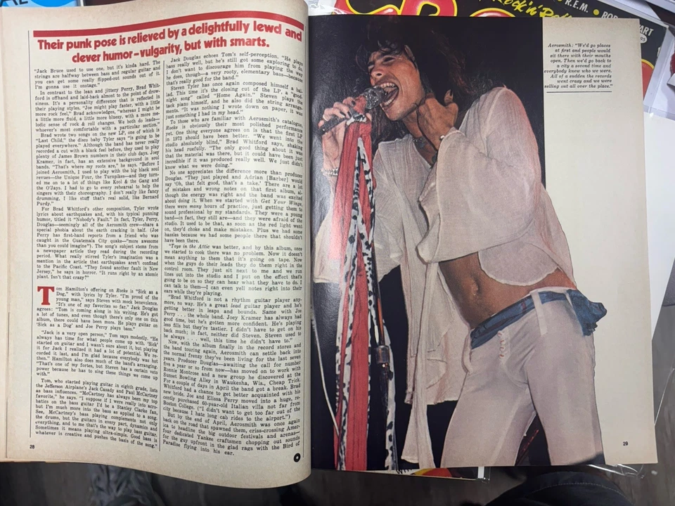 Circus Magazine June 1976 AEROSMITH Steven Tyler Kiss - Image 4 of 4