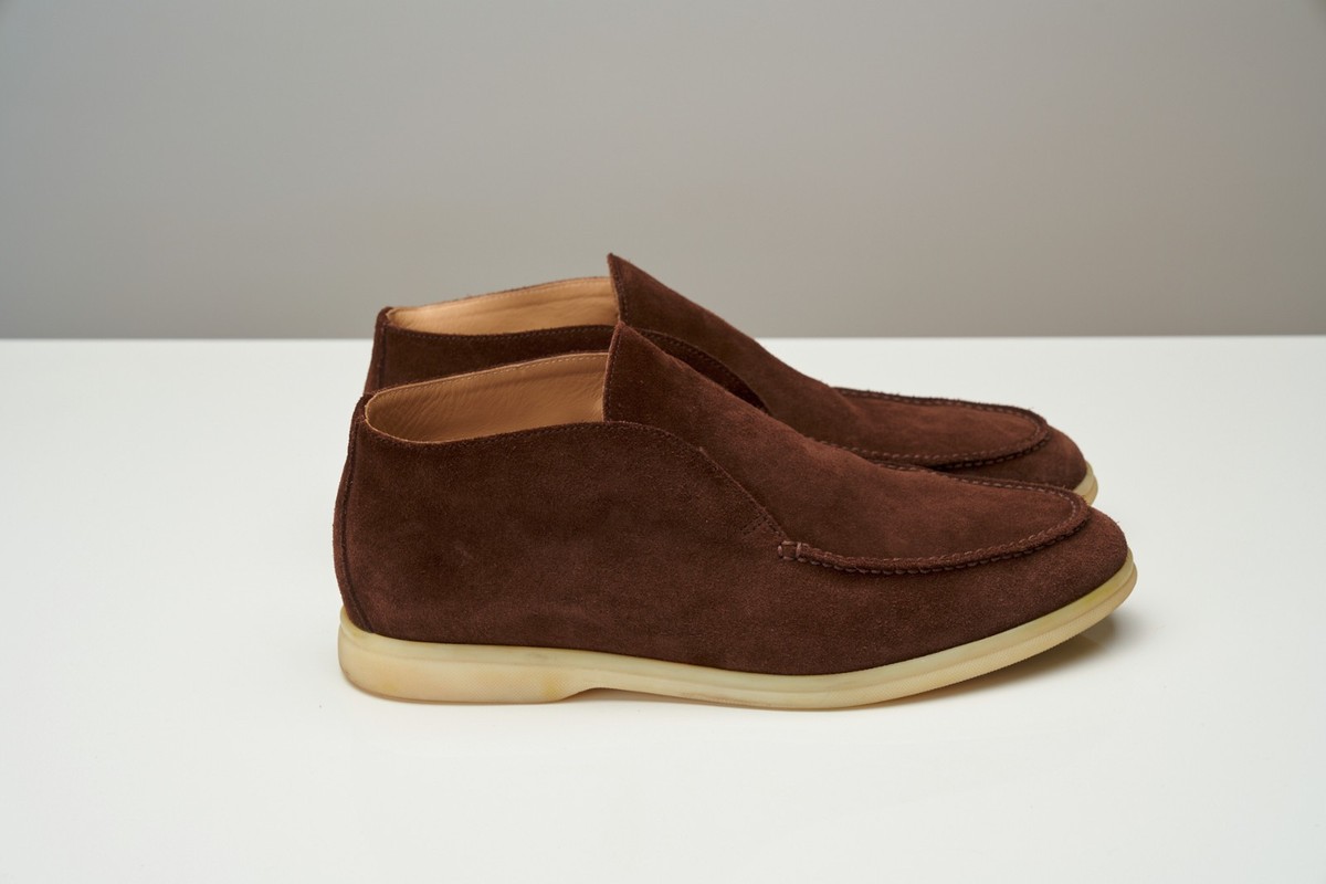 SASA MILANO Made In Italy Brown Suede Loafers size 41 View 2