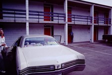 JULY 1977 Buick Wildcat Car At Arcadian Motel Kamloops Canada Slide CI-O