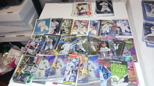 New ListingAaron Judge YANKEES 65 Card Lot Topps Bowman Heritage Chrome Prizm! INSERTS!