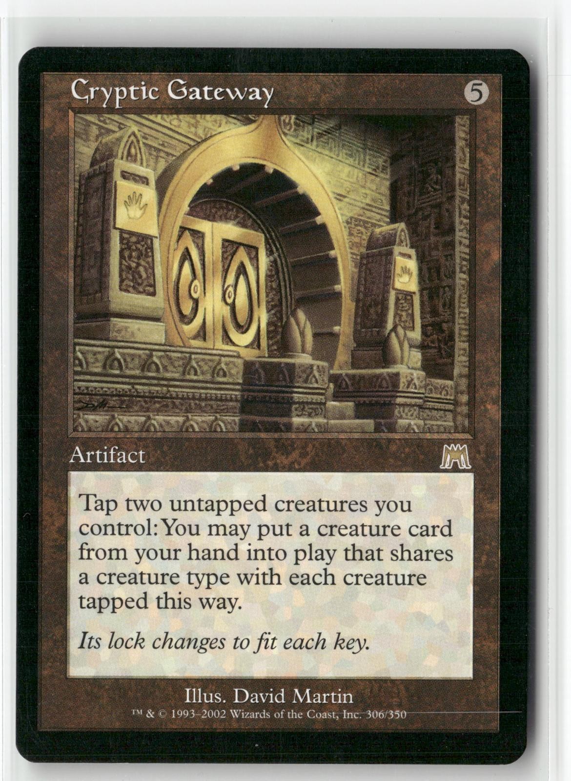 Cryptic Gateway 306 Rare Onslaught Magic: The Gathering Near Mint