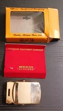 Officer's Equipment Company Anodized Solid Brass Uniform Belt Buckle with Box