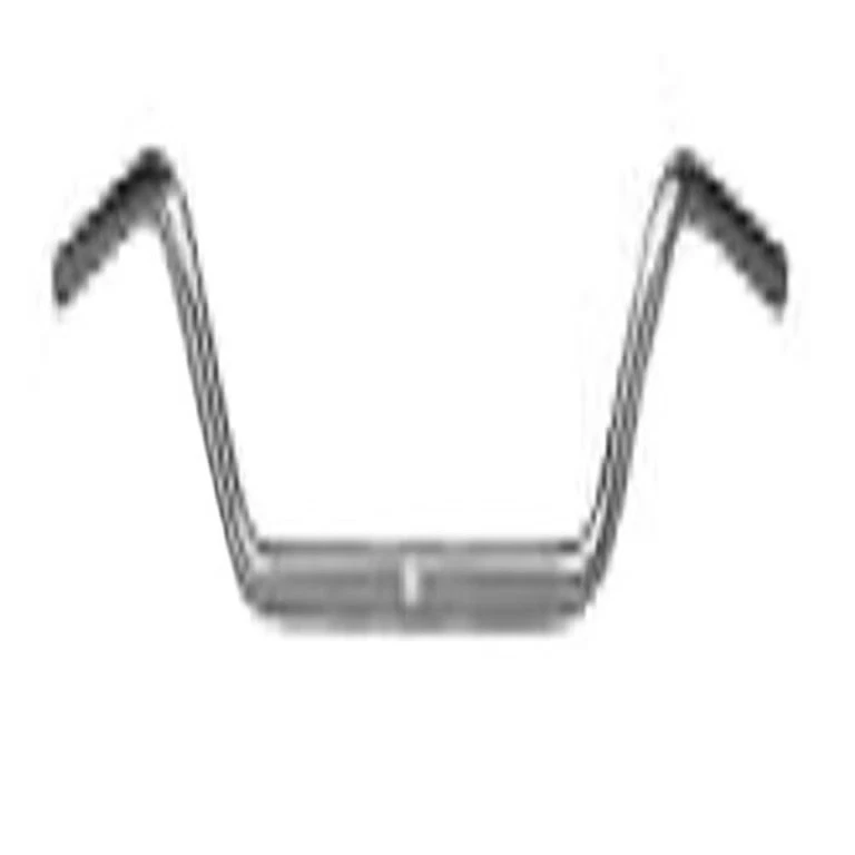 Emgo 1 pulgada. Manillar de bar de playa - 4,75 pulgadas - Bicicleta de calle cromada para moto 07-12594 Foto 2 de 4