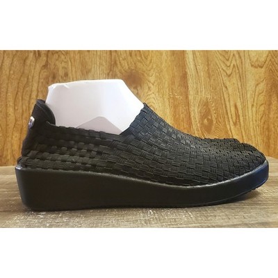 Bernie Mev Yael Slip On Wedge Shoes Women's EU 39 US Black