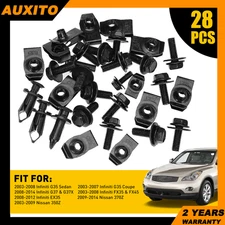 Car?28pcs Shield Splash Engine Kit Body Screw Bolts Nut Fender Bumper Clip Rivet