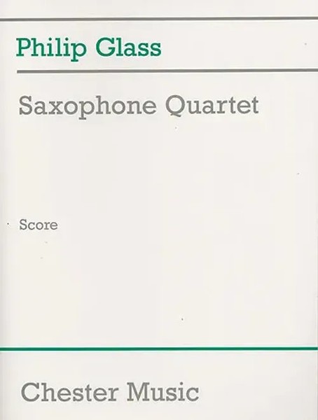 Saxophone Quartet | Philip Glass | Englisch | Taschenbuch | Partitur | 2004-image