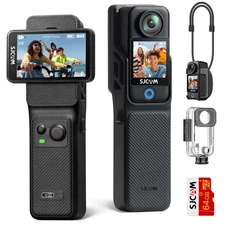 SJCAM C400 Standard Combo 4K Pocket Handheld Camera Body Cam for Travel Vlogging