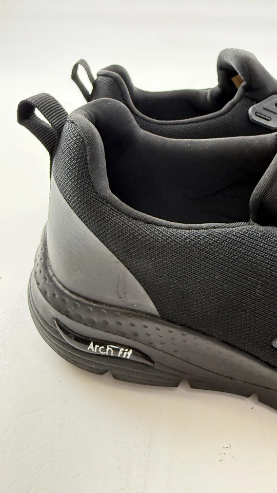 Sapatos Skechers Work Arch Fit Masculino Tamanho 9 Preto Resistente ao Deslizamento Segurança EH 888038 - Imagem 2 de 4