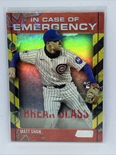 2025 Stadium Club - Matt Shaw -ICE-22 In Case of Emergency RC - Chicago Cubs