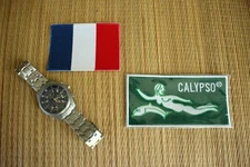 CALYPSO SOUVENIR YACHTING CHRONO BLUE DIAL SAILOR OCEAN RACER CREW WATCH BOX SET