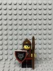 LEGO Vintage Castle Wolfpack Knight Minifigure with Shield and Accessories