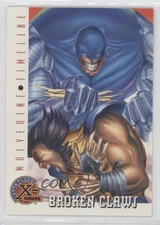 1996 Fleer Marvel X-Men Wolverine Timeline Wolverine Broken Claws #88 0b6