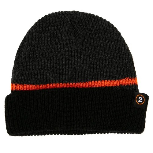 Tom Clancy's The Division 2 - Survivalist Symbol Beanie Hat (Black & Or - Picture 2 of 2
