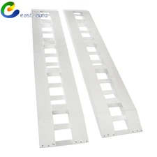 1 Pair 80" X 15" Aluminum 6000 LBS Truck Car Auto Trailer Ramps Hook End Knife