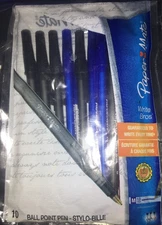 Papermate Ballpoint Pen Stylo Bille Medium Point Asst  Colors Med Pt-1pk 10 Pens