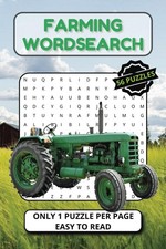 FARMING WORDSEARCH: Word Searches with easy to read print about