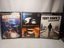 Playstation 2 Game Lot: Blowout, Smuggler's Run, & Tony Hawk Proving Ground