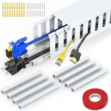 Wire Duct Kit Cable Management Raceway 123 Inch