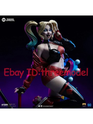 Iron Studios 1/10 DC HARLEY QUINN Gotham City Sirens Art Scale Statue DX Ver. - Picture 7 of 13