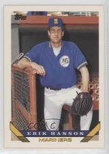 1993 Topps Blank Back Erik Hanson #342